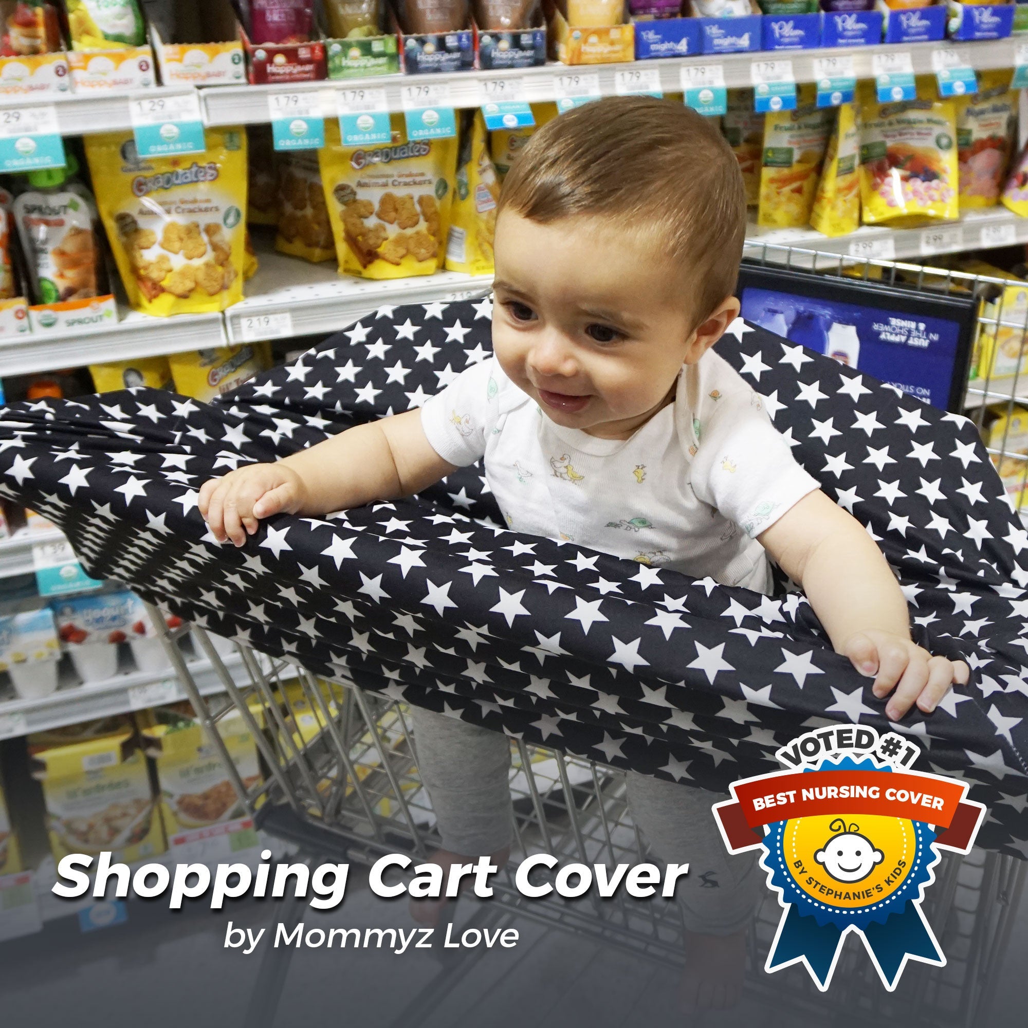 4 in 1 Multi Use Nursing Cover, Breastfeeding Cover, Car Seat Cover for Baby, 1 Pack