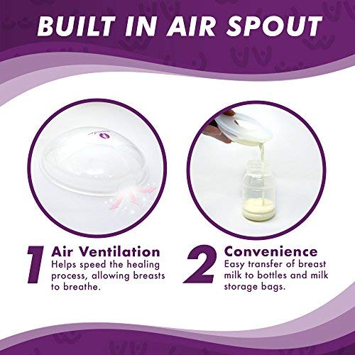 Breast Feeding Essentials Kit: Breast Shell & Milk Catcher + Nipple Cream