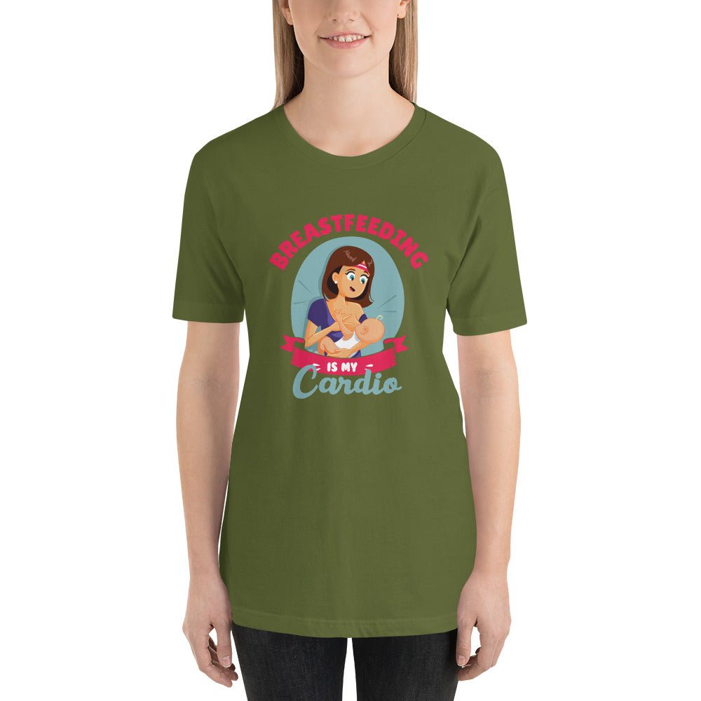 Breastfeeding is my Cardio - Women’s Premium T-Shirt