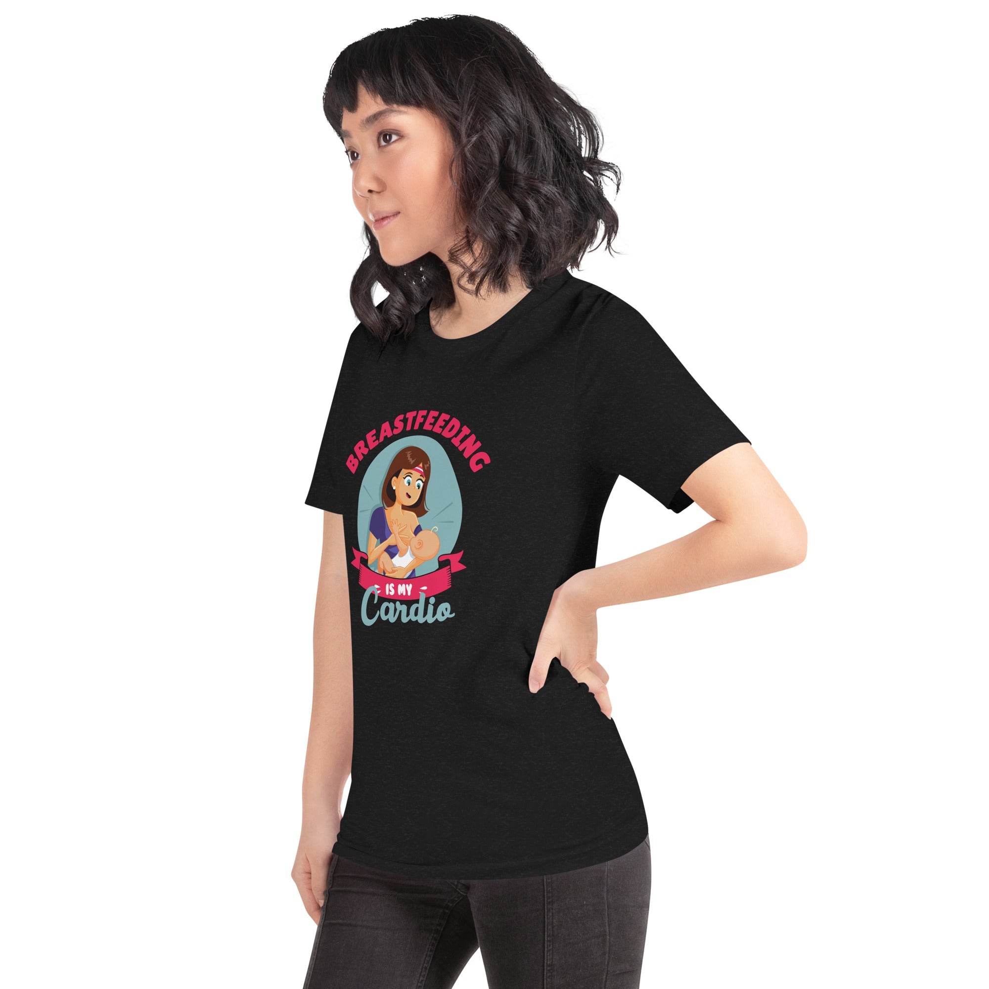Breastfeeding is my Cardio - Women’s Premium T-Shirt