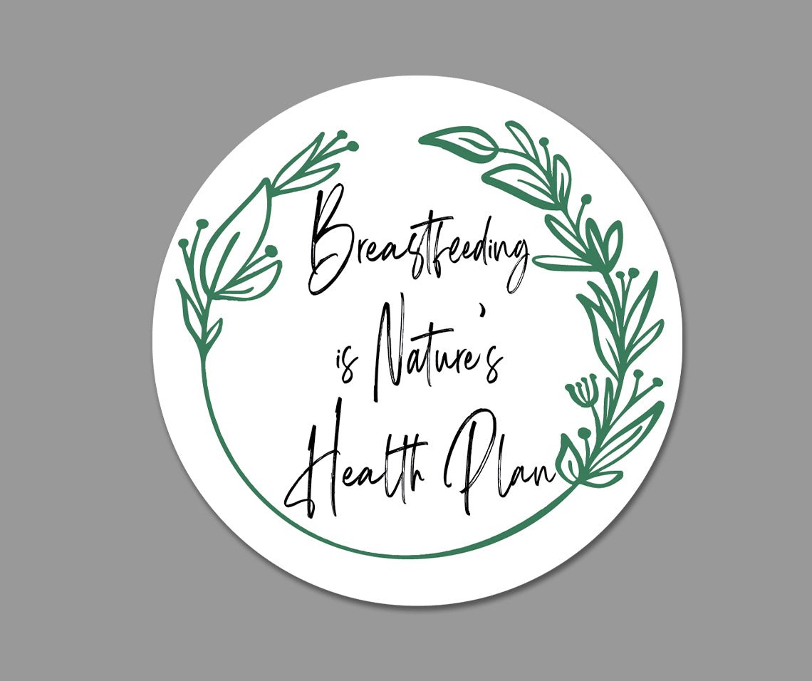 Breastfeeding is Nature´s Health Plan - Sticker
