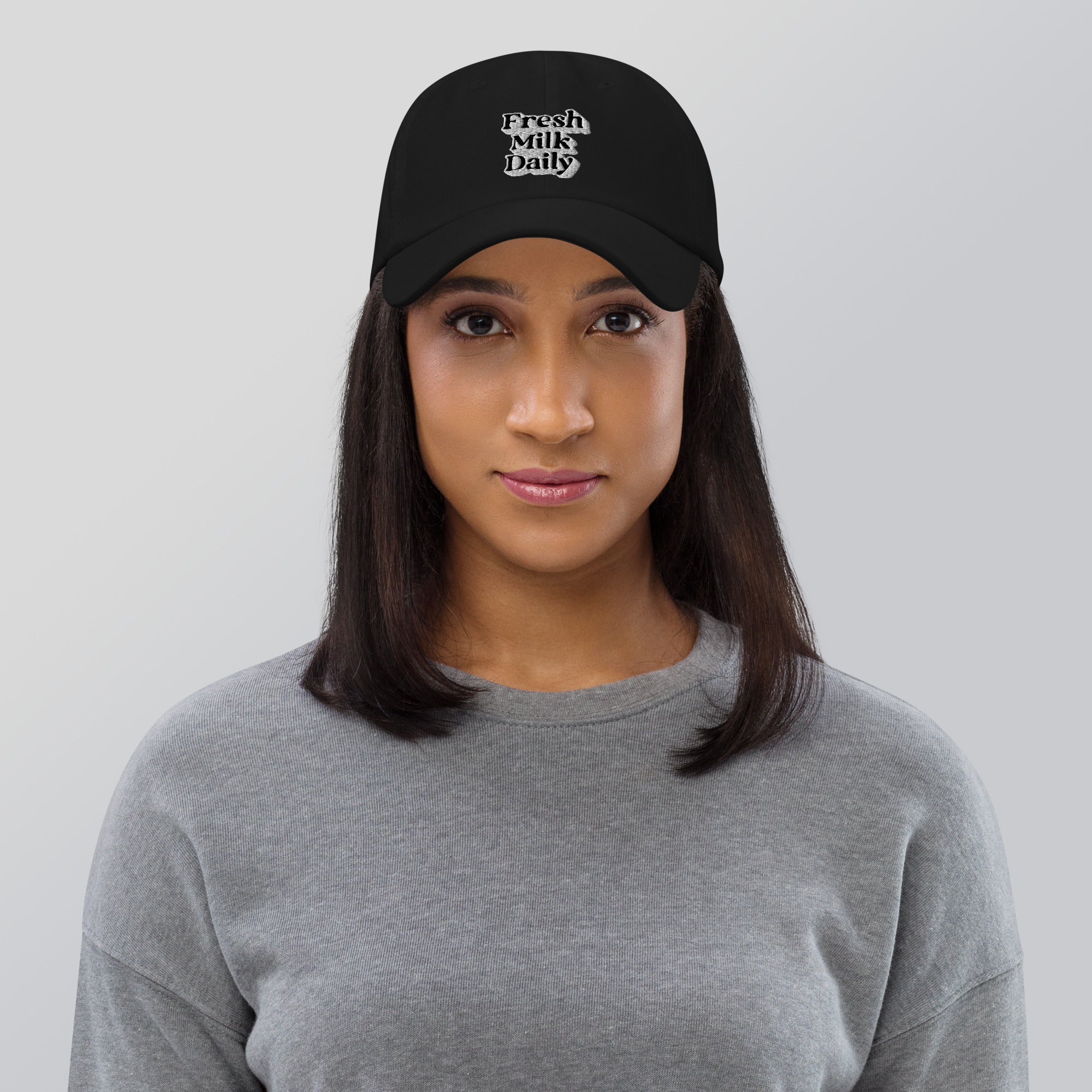 Fresh Milk Daily - Baseball Cap (embroidered)