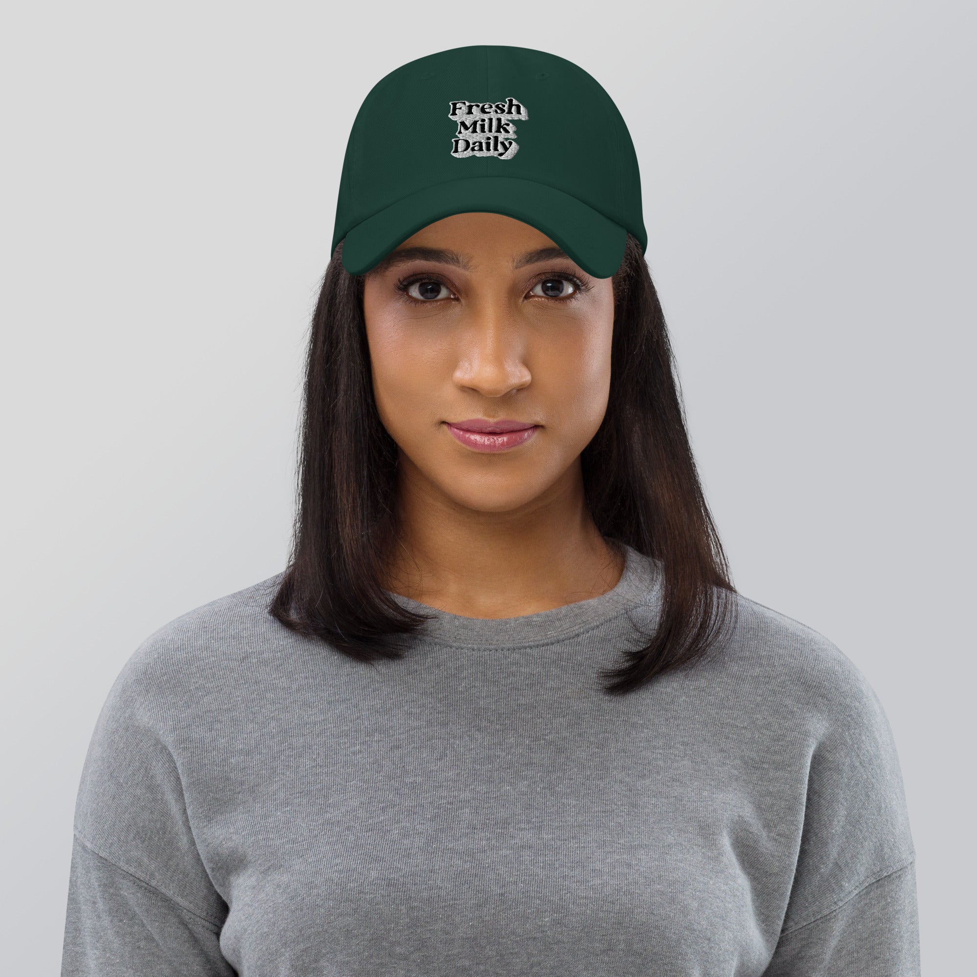 Fresh Milk Daily - Baseball Cap (embroidered)