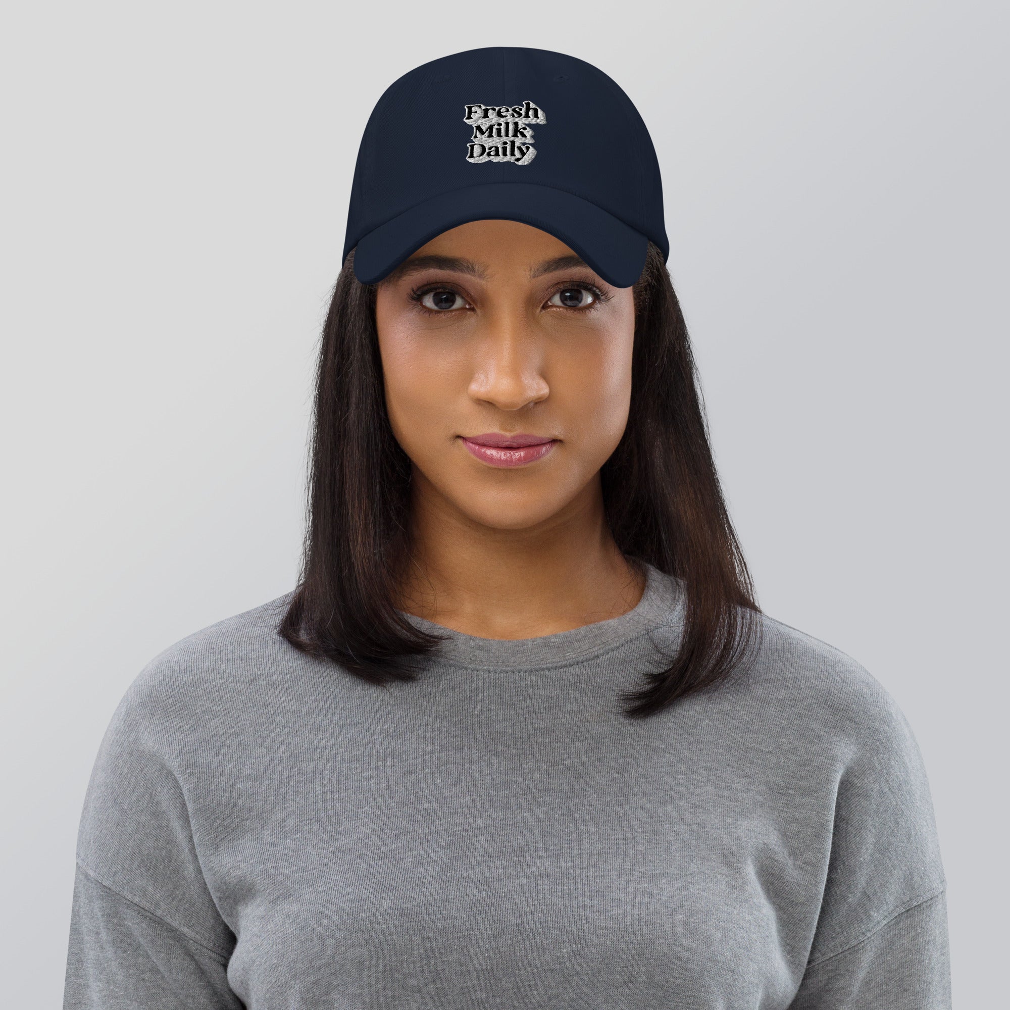 Fresh Milk Daily - Baseball Cap (embroidered)