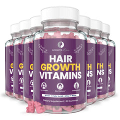 Hair Growth Vitamins - Biotin Gummies for Healthier Hair, Skin and Nails.
