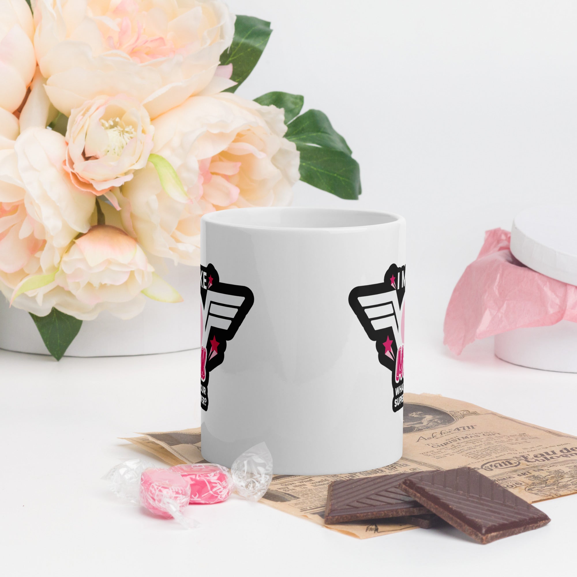 I Make Milk - White glossy mug