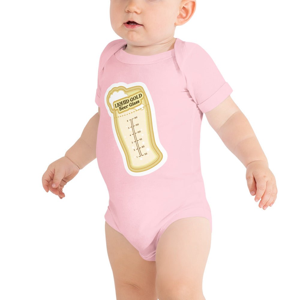 Liquid Gold Beer Glass - Baby Onesie