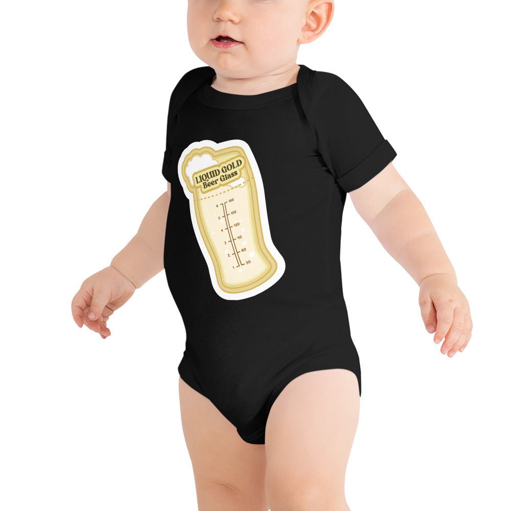 Liquid Gold Beer Glass - Baby Onesie