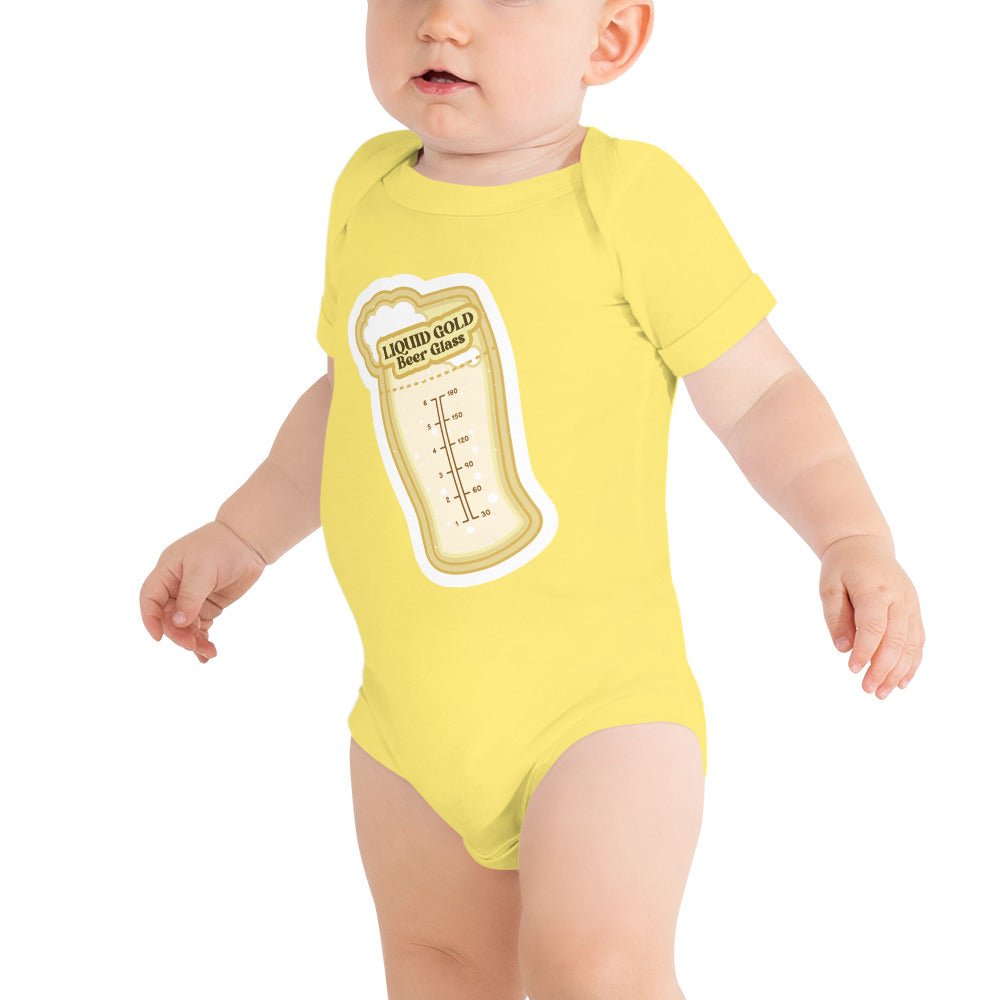 Liquid Gold Beer Glass - Baby Onesie