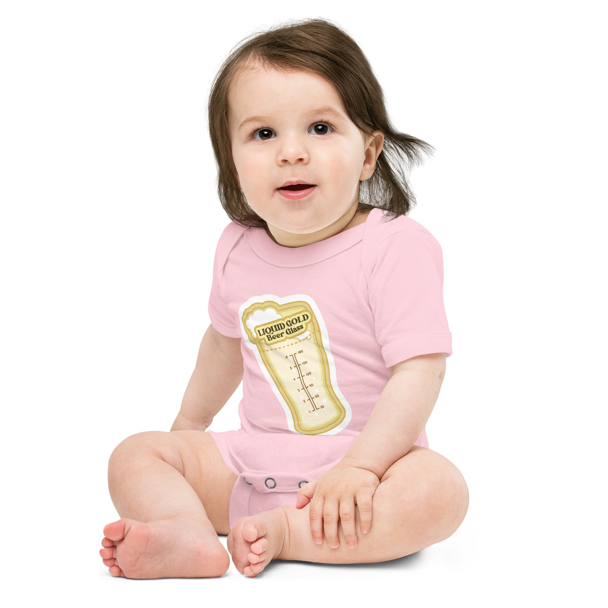 Liquid Gold Beer Glass - Baby Onesie