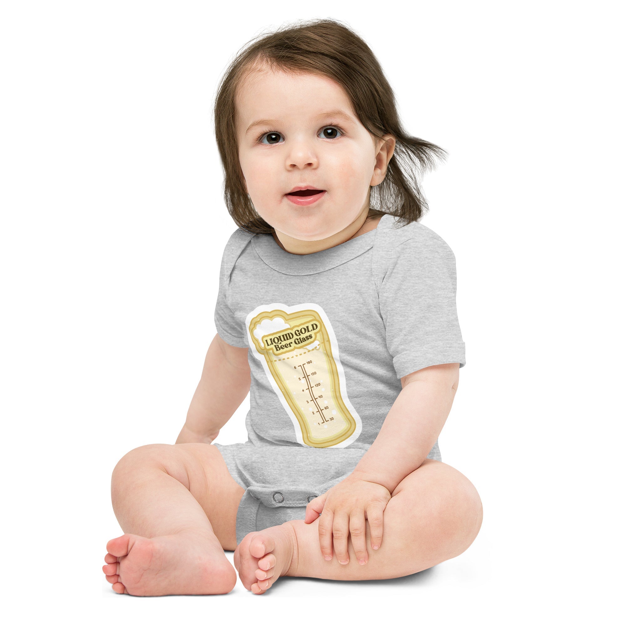 Liquid Gold Beer Glass - Baby Onesie