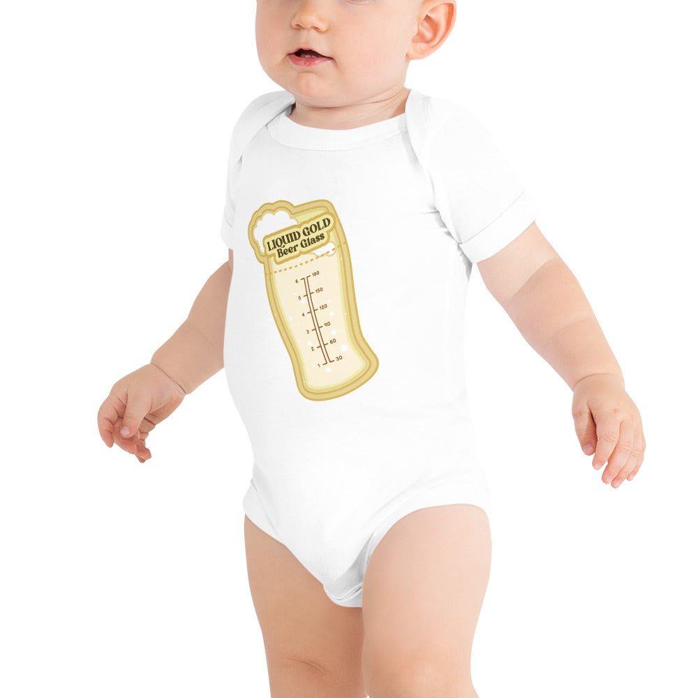 Liquid Gold Beer Glass - Baby Onesie