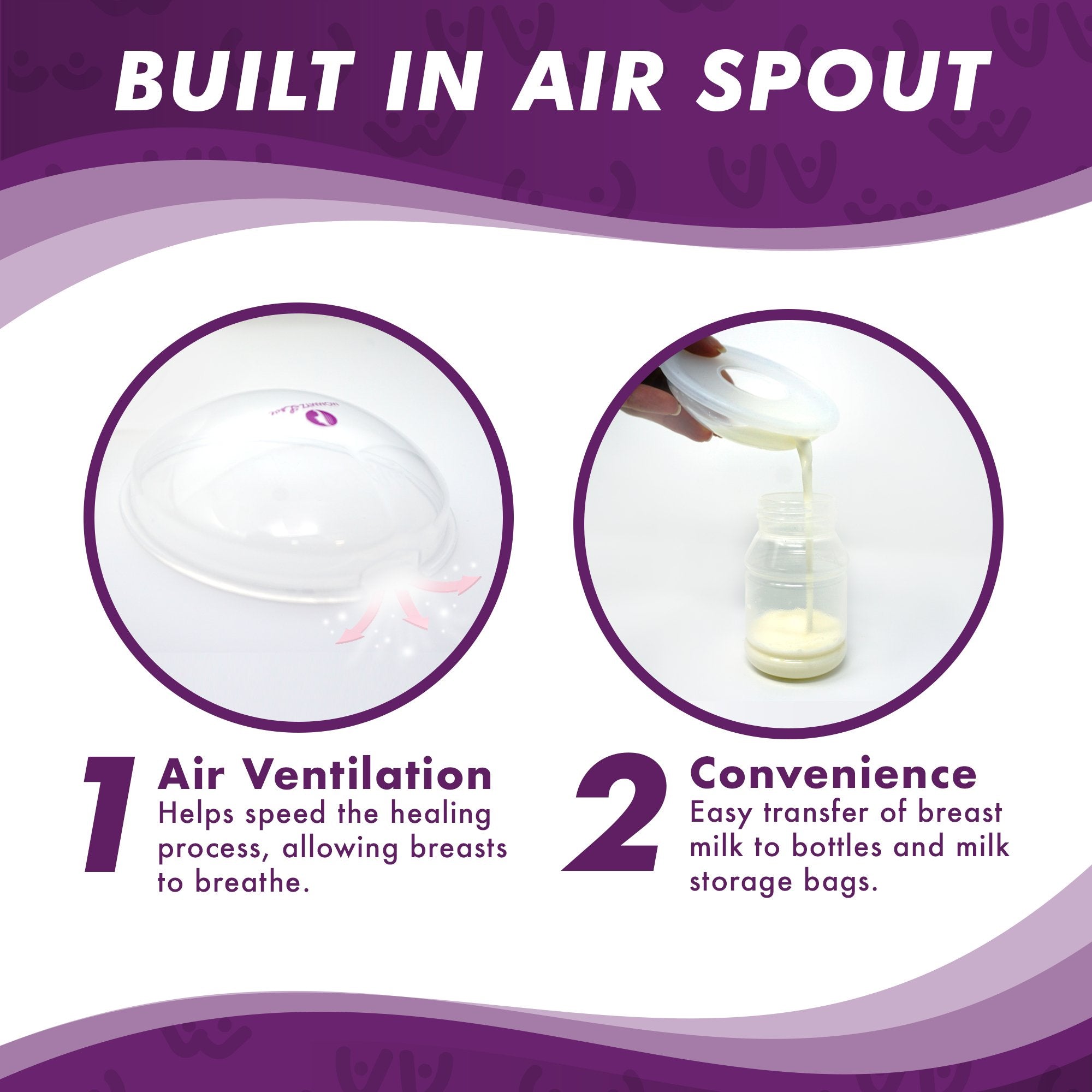 Mommyz Love Breast Shell & Milk Catcher for Breastfeeding