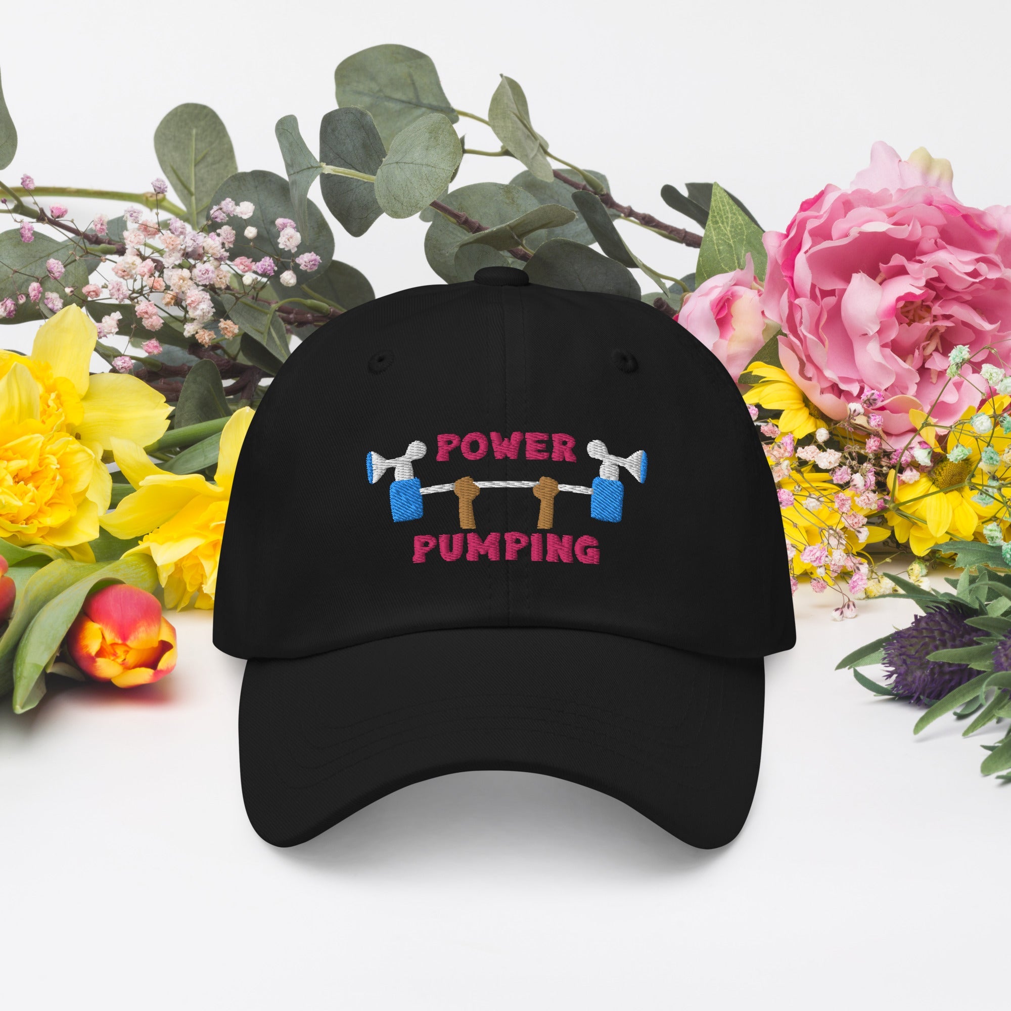 Power Pumping - Baseball Cap (embroidered)