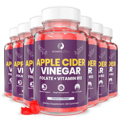 Apple Cider Vinegar Gummies with Folate and Vitamin B12
