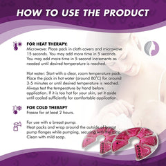 Breast Therapy Gel Nursing Pads For Breastfeeding + Kids Ice Pack
