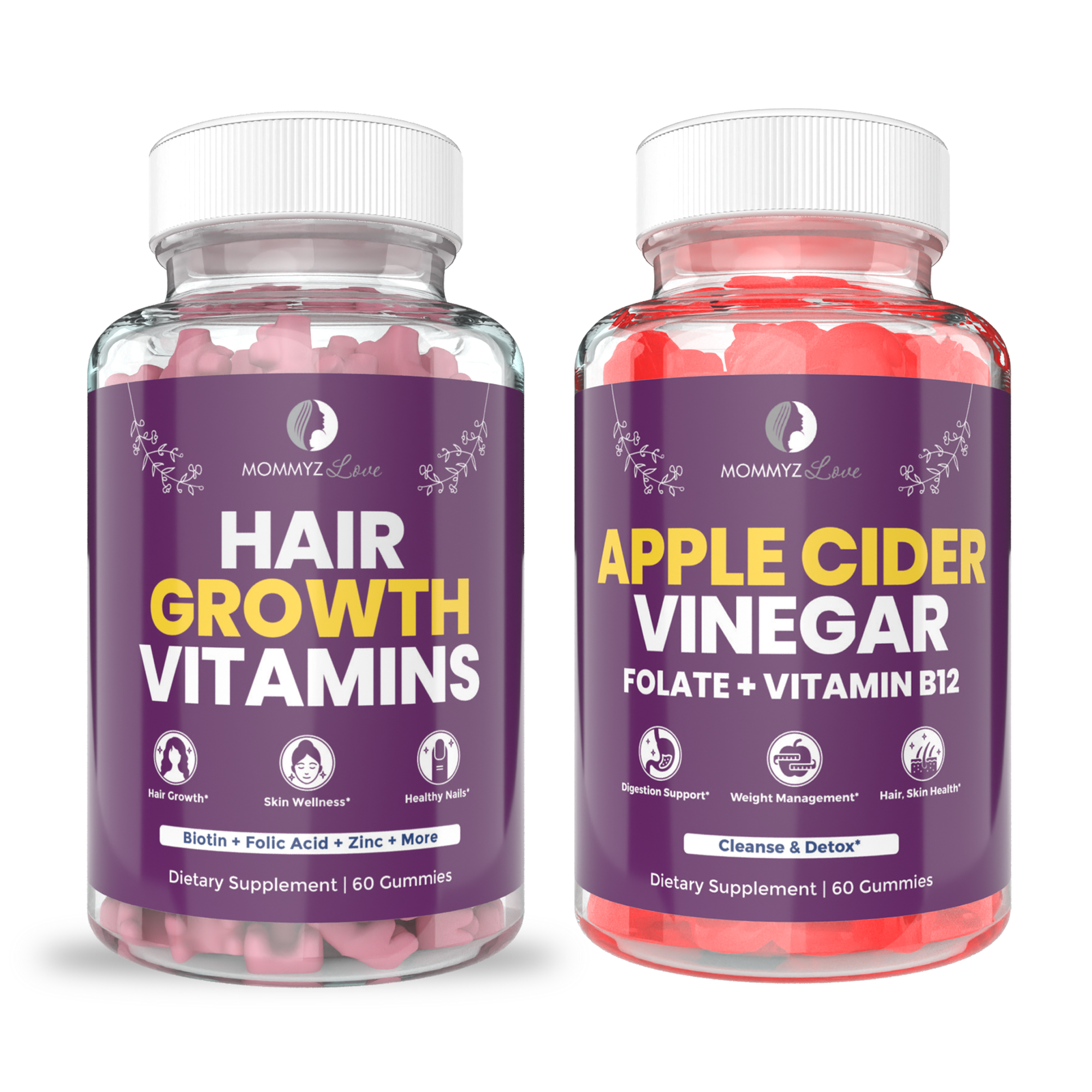 Hair Growth Vitamins + Apple Cider Vinegar