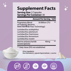 Women's Probiotics Capsules + Lactation Support Supplement