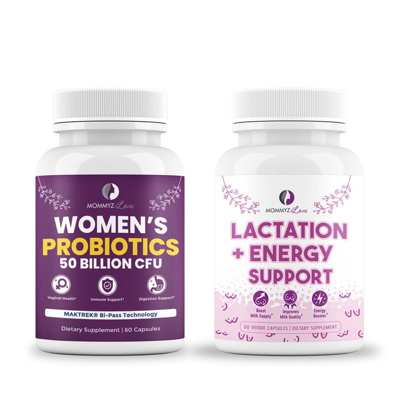 Women's Probiotics Capsules + Lactation Support Supplement