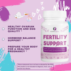 Women's Probiotics Capsules + Prenatal Vitamins for Healthy Ovarian Function